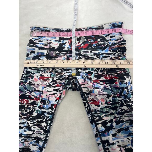 Lululemon Wunder Under Full On Luxtreme Legging Multi Abstract 8 Gym Workout - Picture 7 of 8